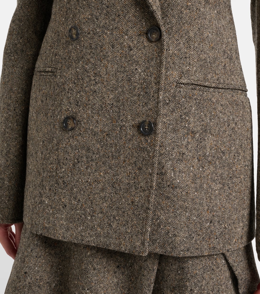 Chaqueta cruzada de lana | JW Anderson