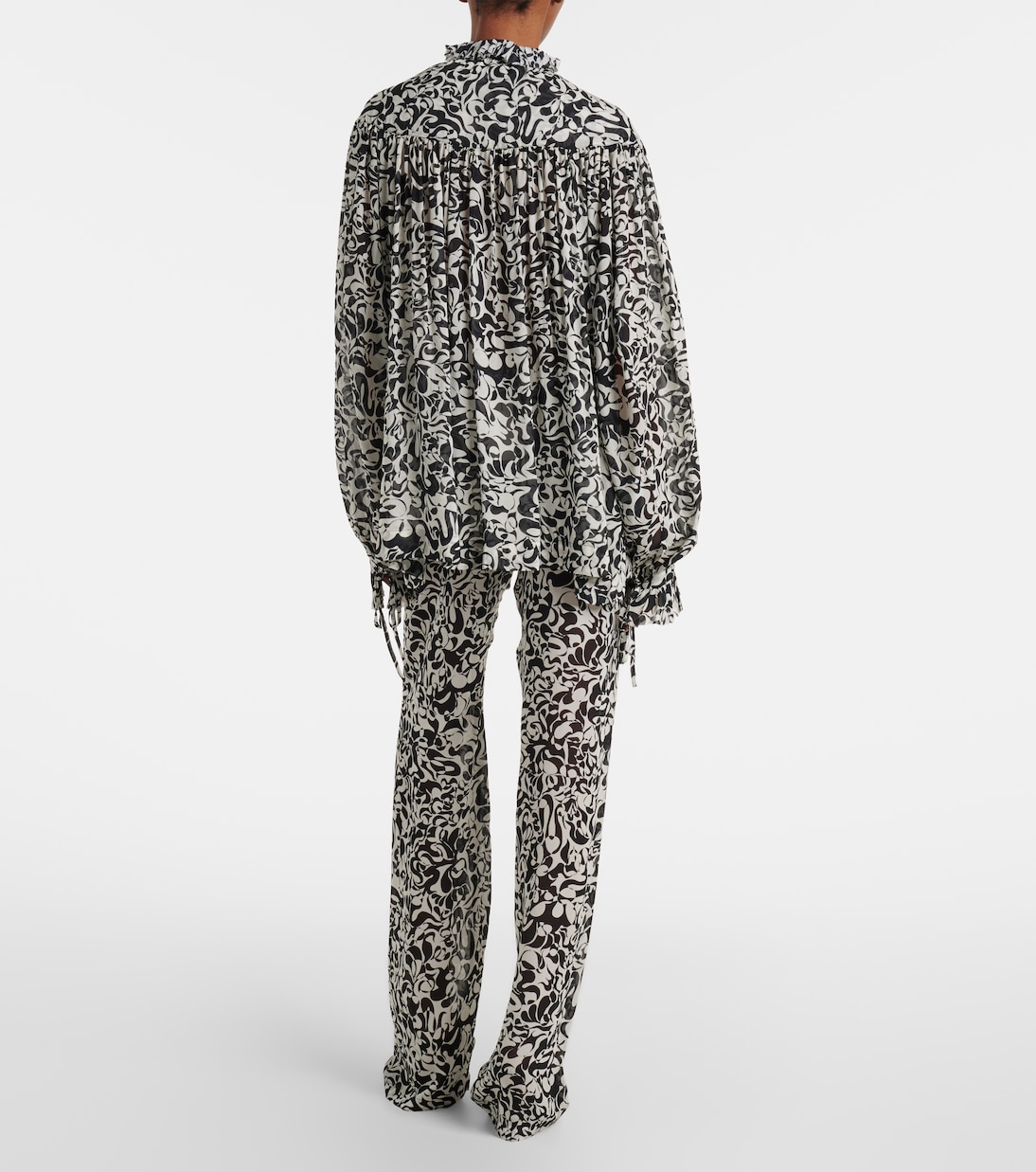 Printed straight pants | Dries Van Noten