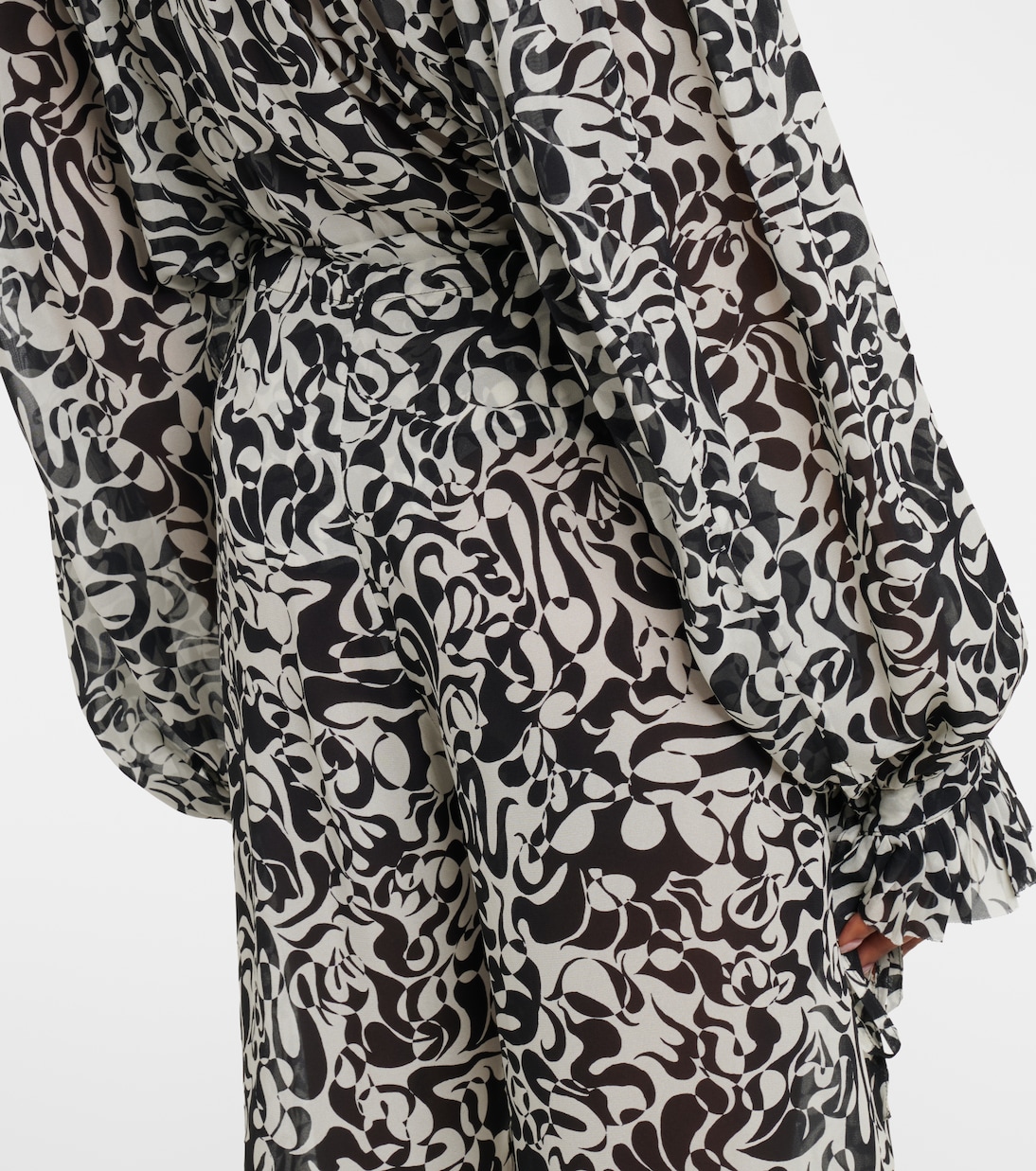 Printed straight pants | Dries Van Noten