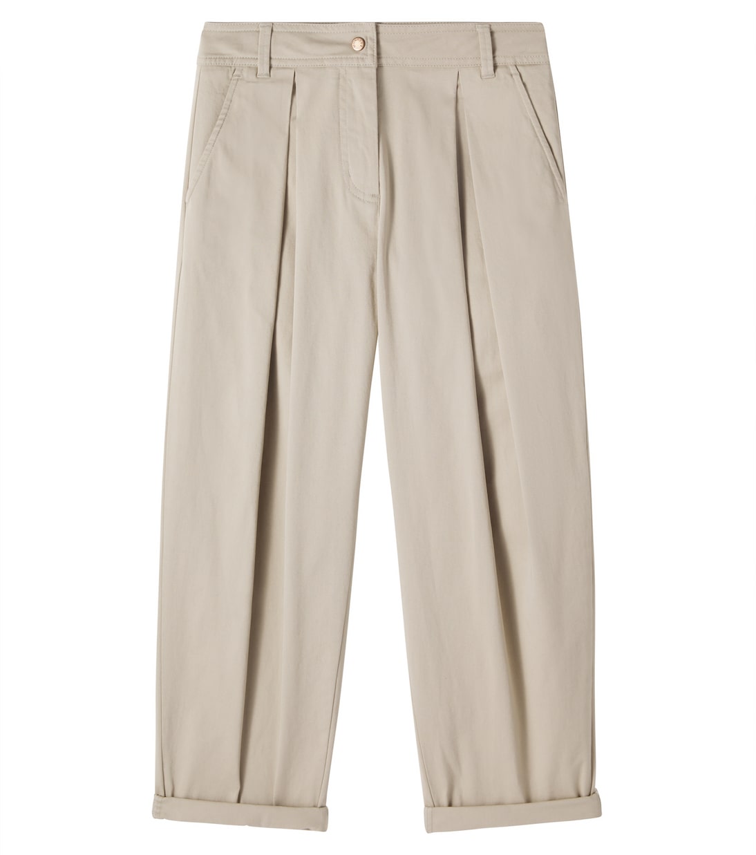 Cotton-blend gabardine pants | Moncler Enfant