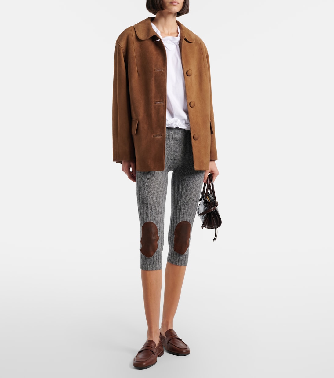 Wool and cashmere capri pants | Prada