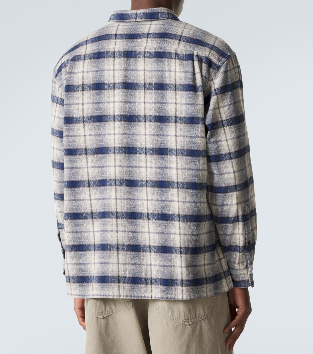 Vintage checked cotton and silk-blend shirt | A.Presse