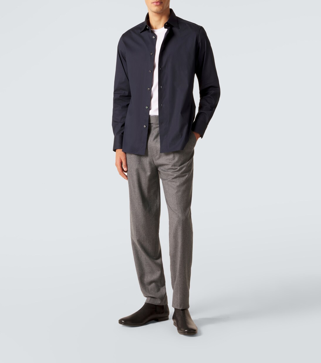 Logo cotton jersey T-shirt | Zegna