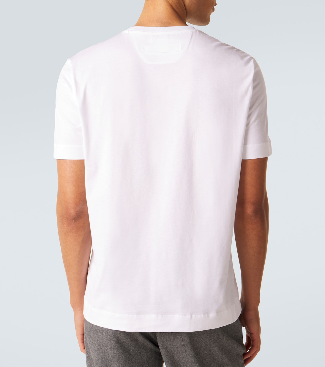 Logo cotton jersey T-shirt | Zegna
