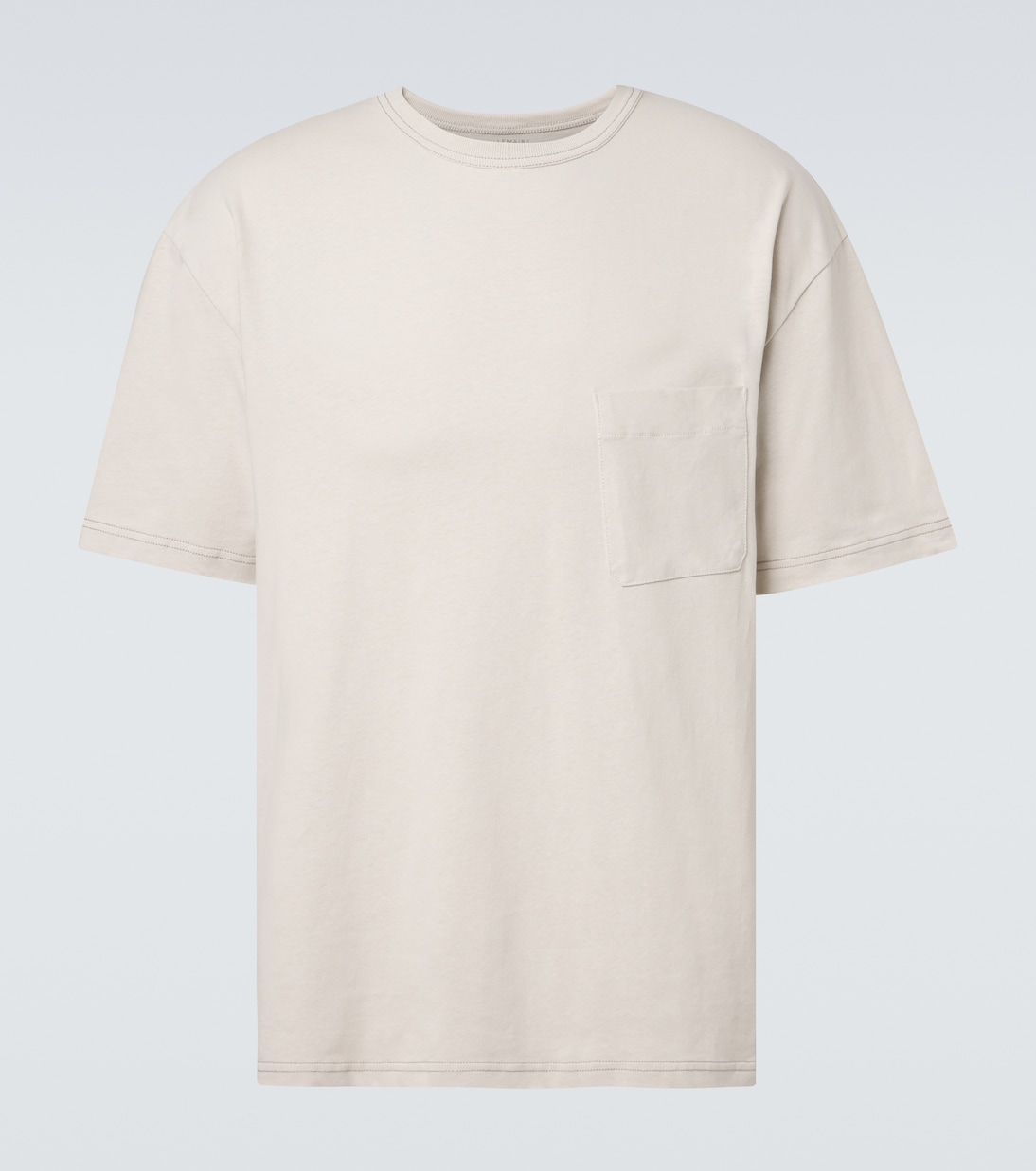 T-Shirt aus Baumwolle und Leinen | Lemaire