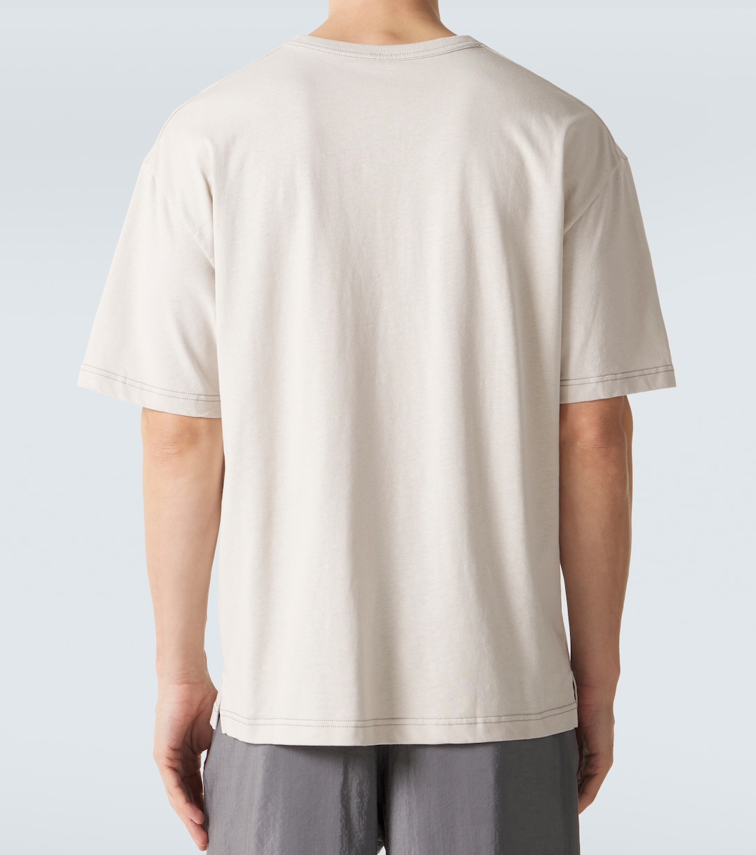 T-Shirt aus Baumwolle und Leinen | Lemaire