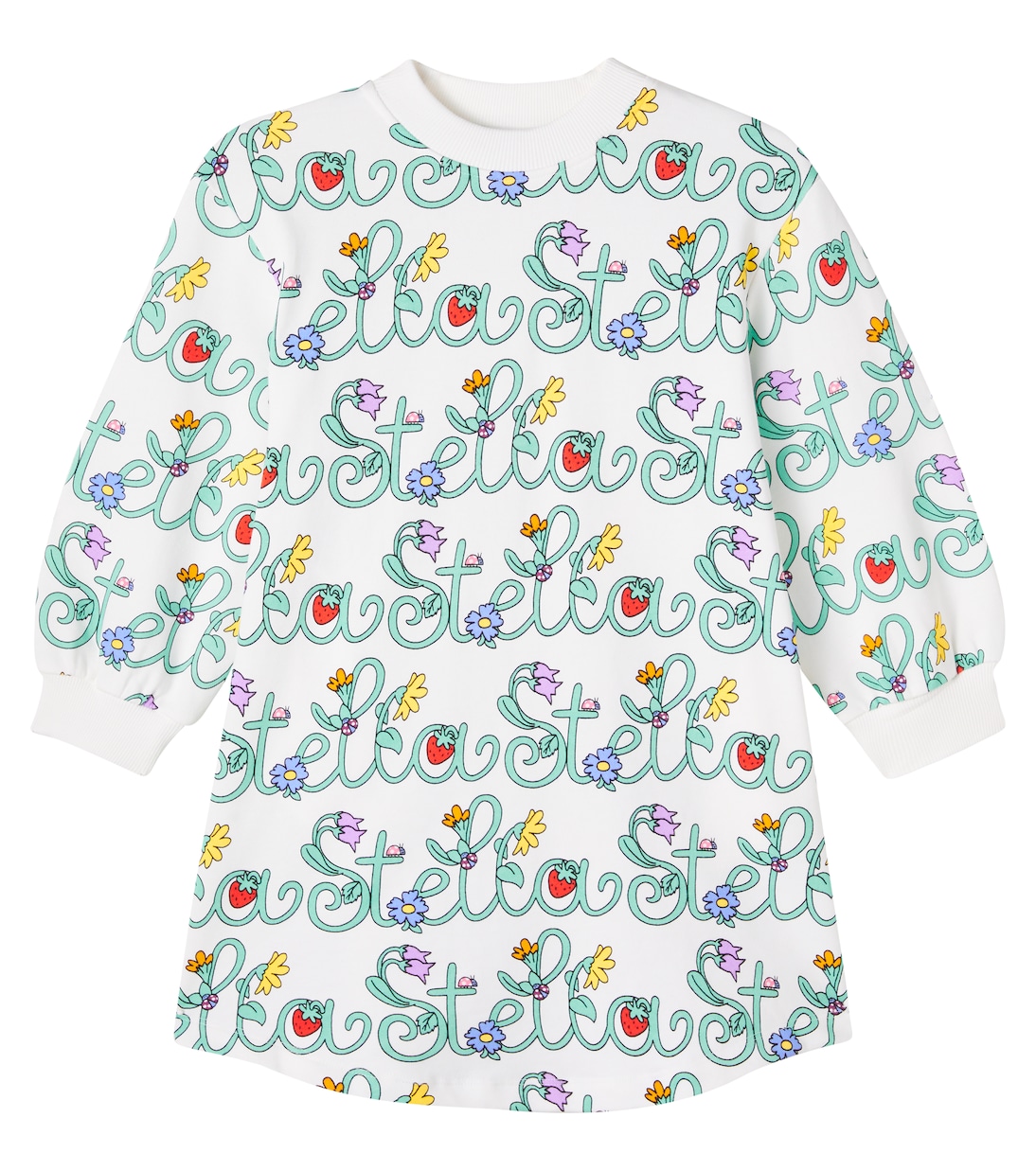 Logo cotton jersey sweatshirt dress | Stella McCartney Kids