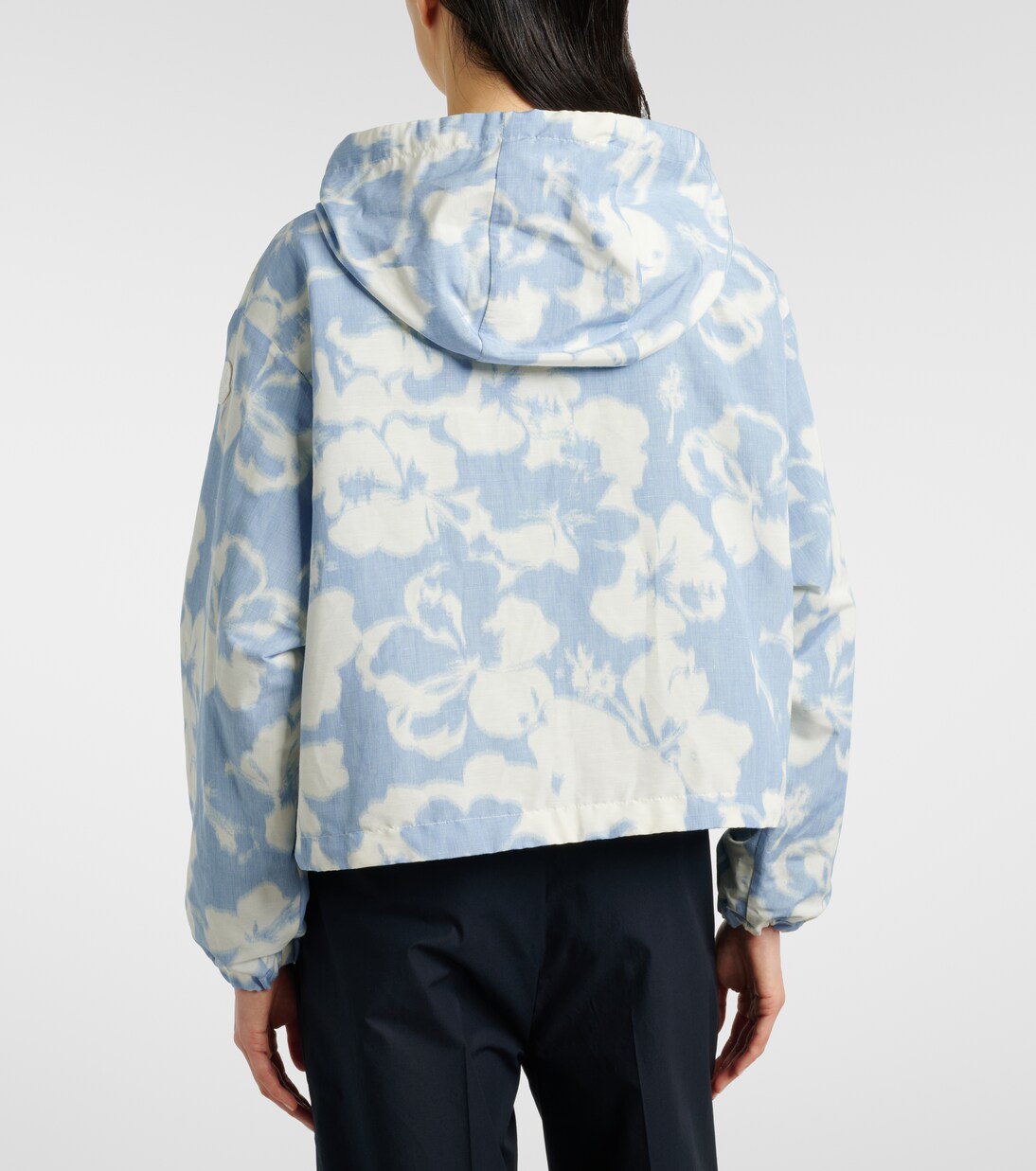 Chaqueta Noisetier floral con capucha | Moncler