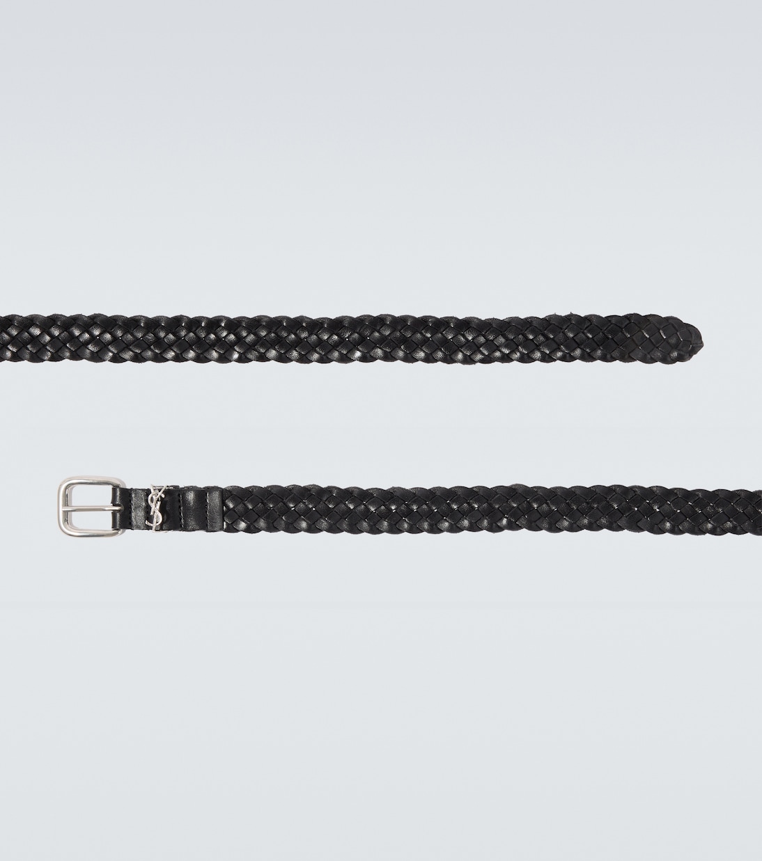 Cassandre woven leather belt | Saint Laurent
