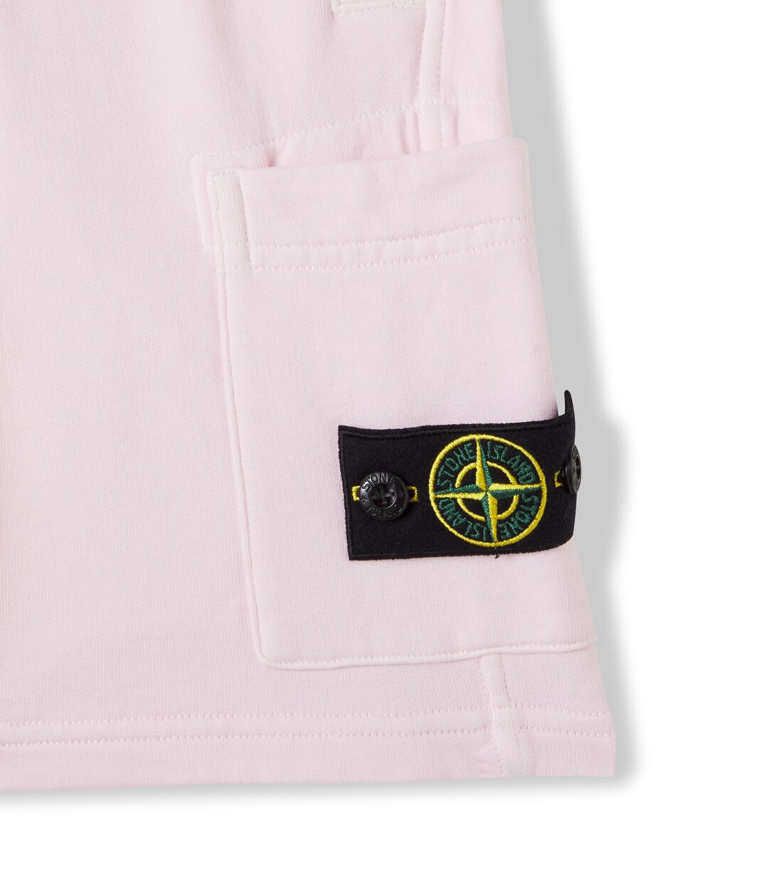 Compass cotton jersey shorts | Stone Island Junior