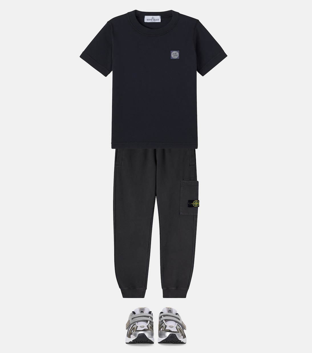 Compass cotton jersey T-shirt | Stone Island Junior