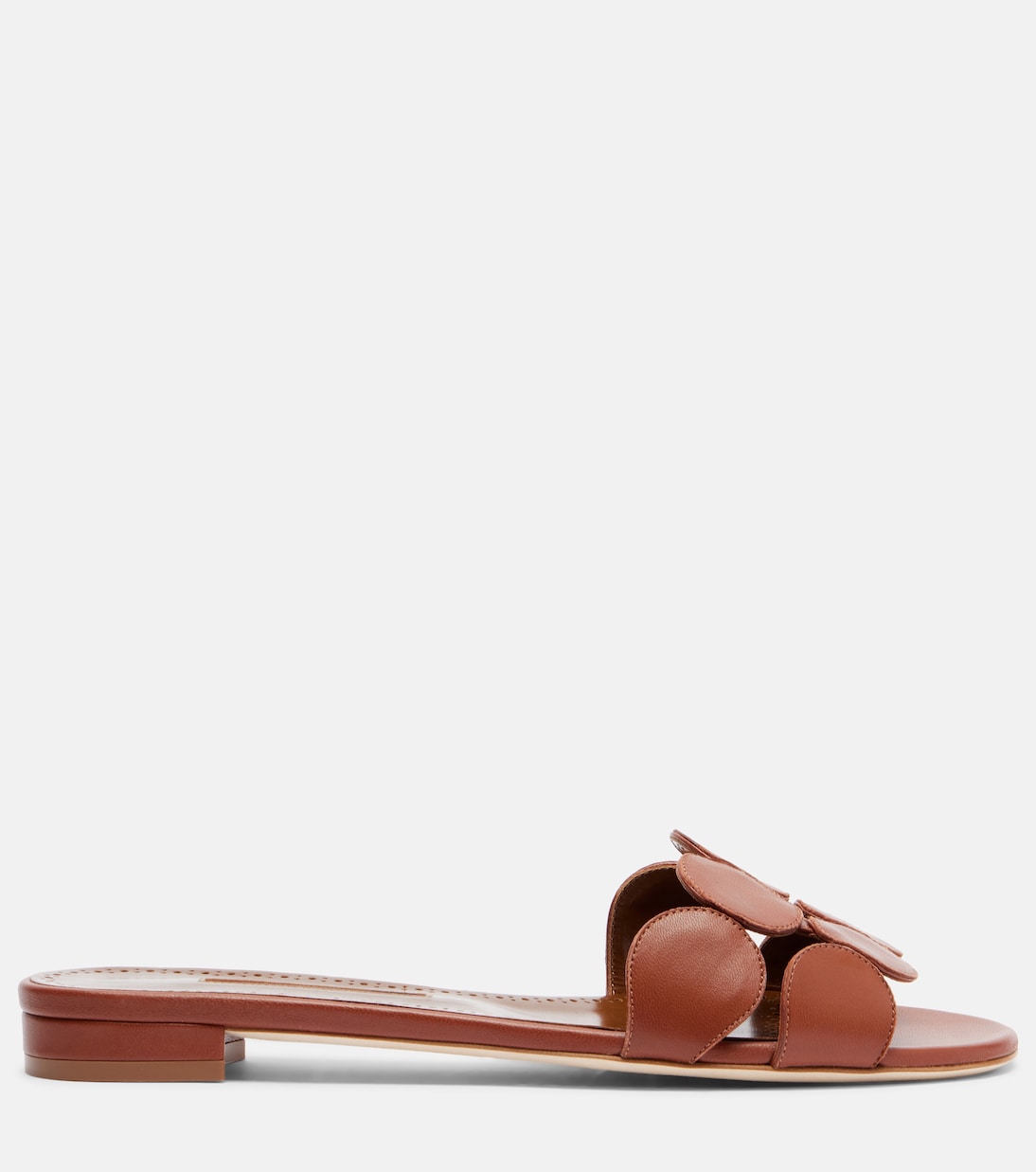 Mules Haribalmuflat en cuir | Manolo Blahnik