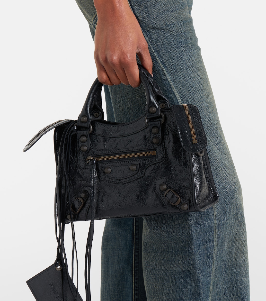 Le City Mini leather tote bag | Balenciaga