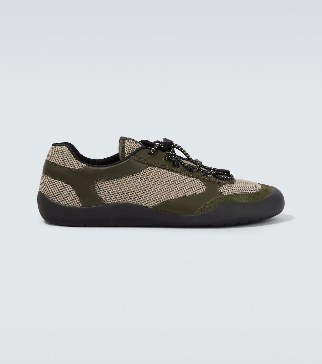 Speedrock leather-trimmed sneakers | Prada