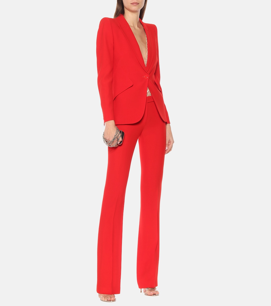 Single-breasted crêpe blazer | McQueen
