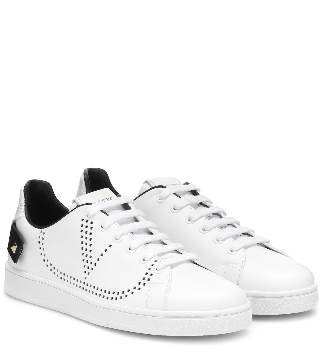 Valentino Garavani BACKNET leather sneakers | Valentino Garavani