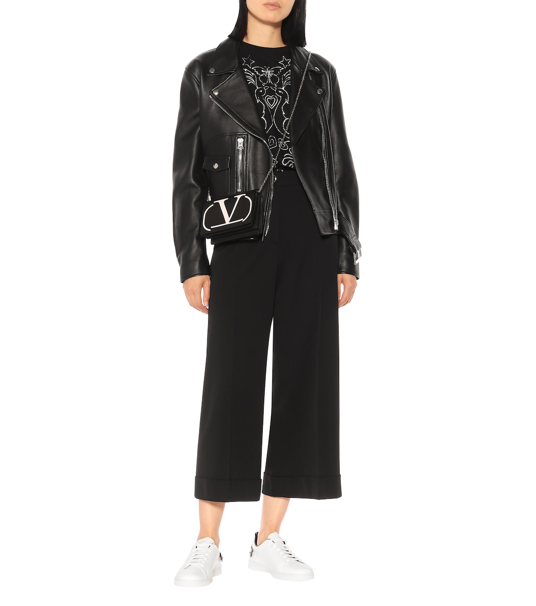 Valentino Garavani BACKNET leather sneakers | Valentino Garavani