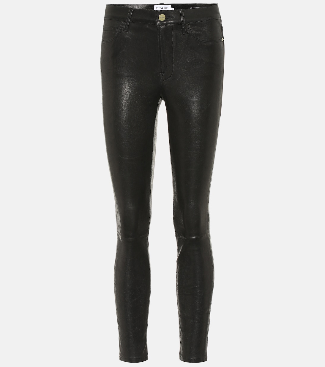 Pantalon Le High Skinny en cuir | Frame