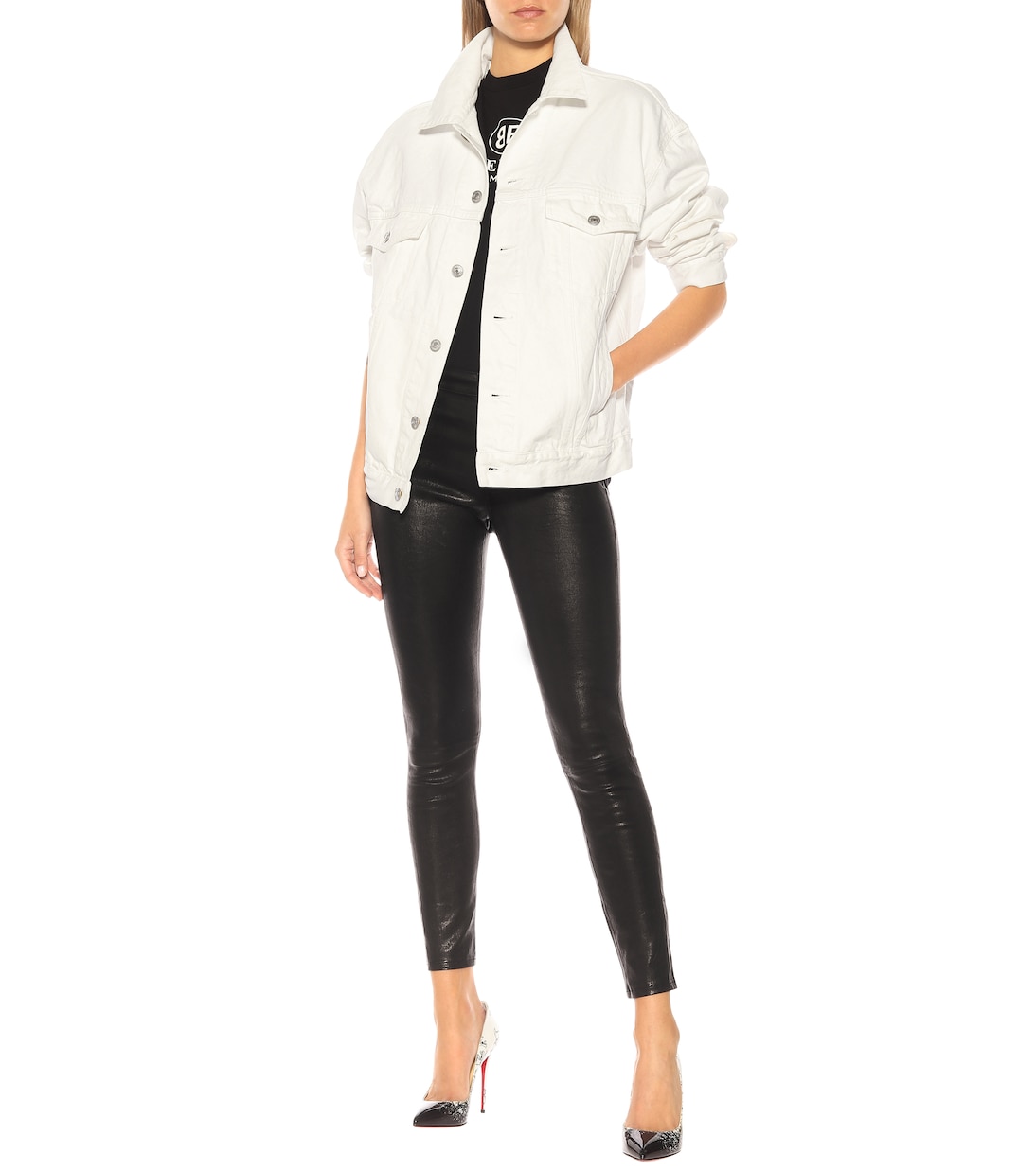 Pantalon Le High Skinny en cuir | Frame