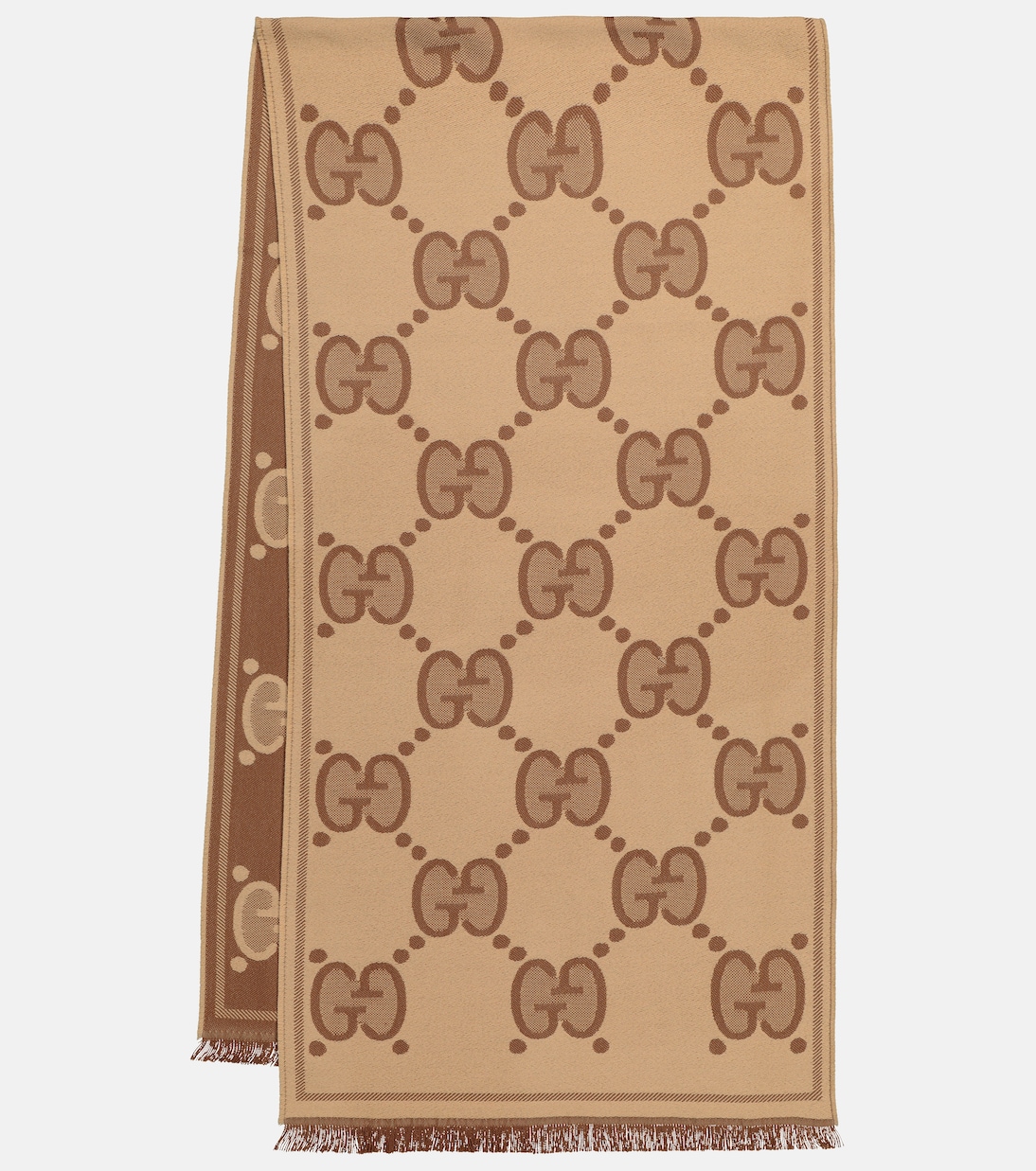Sciarpa in jacquard di lana GG | Gucci