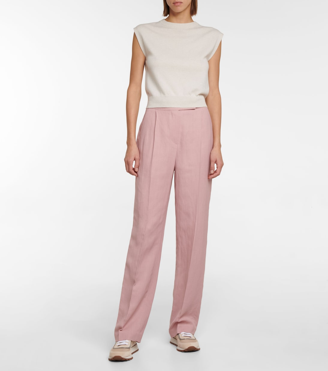 Weite High-Rise-Hose | Brunello Cucinelli