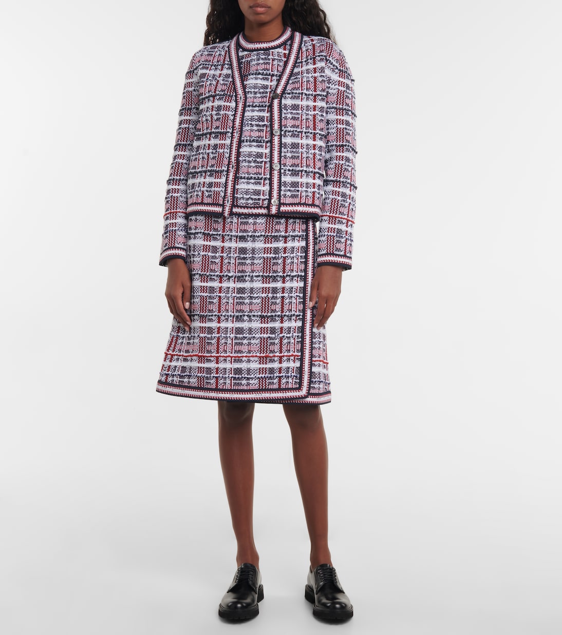 Falda wrap en mezcla de algodón | Thom Browne
