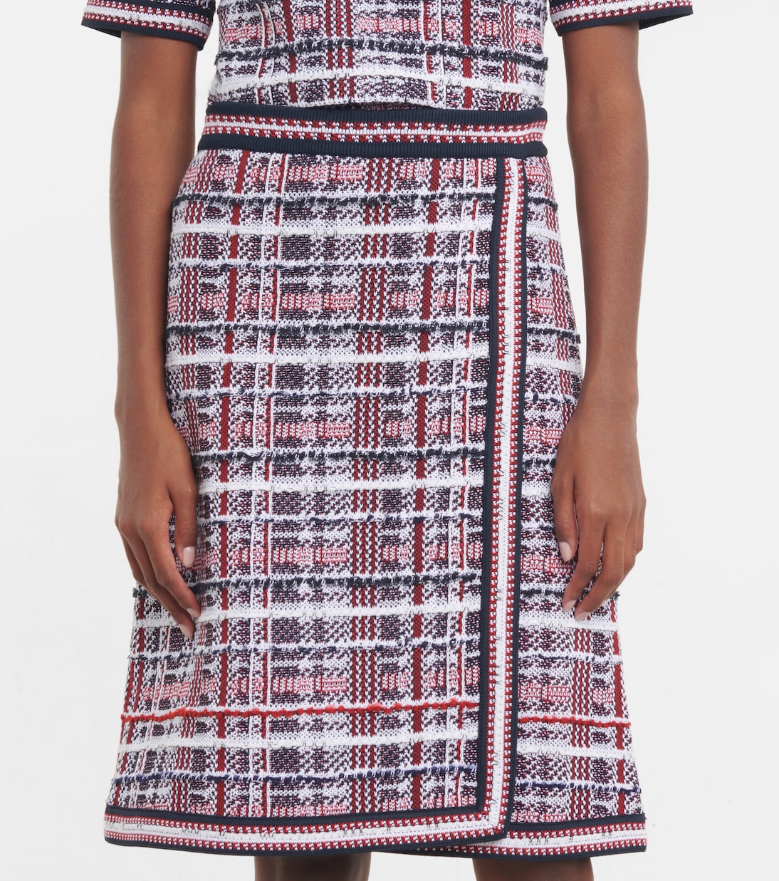 Falda wrap en mezcla de algodón | Thom Browne
