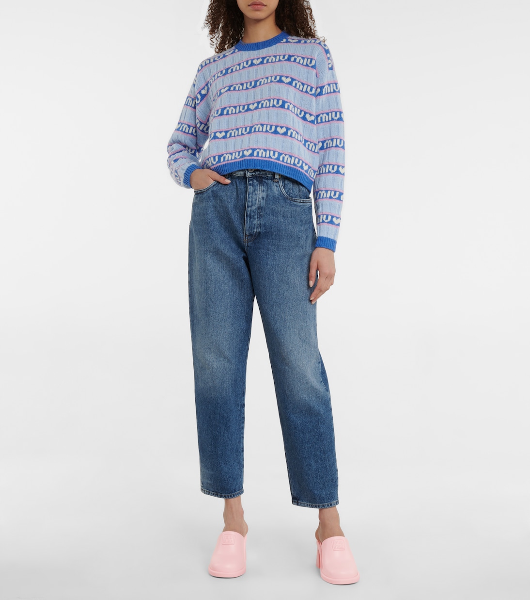 Mules con logo | Miu Miu
