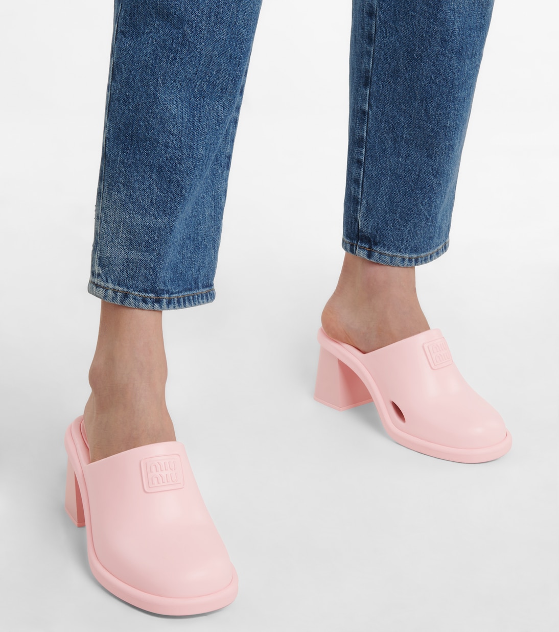 Mules con logo | Miu Miu
