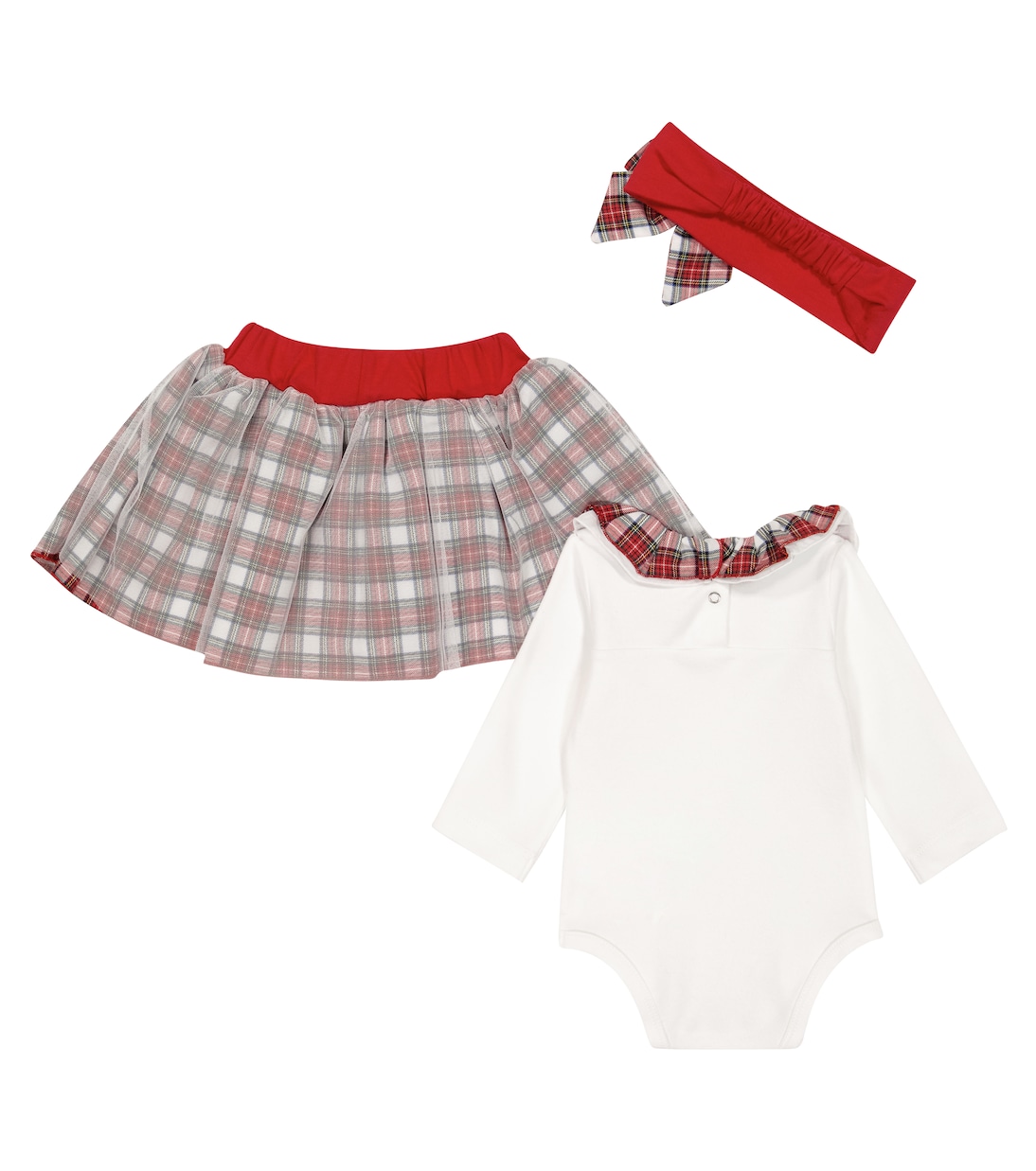 Bebé - set de body, falda y diadema | Monnalisa