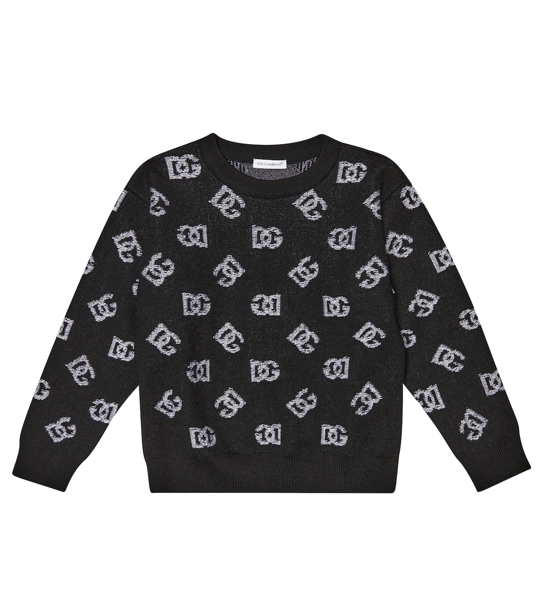 Pull DG en jacquard de laine | Dolce&Gabbana Kids