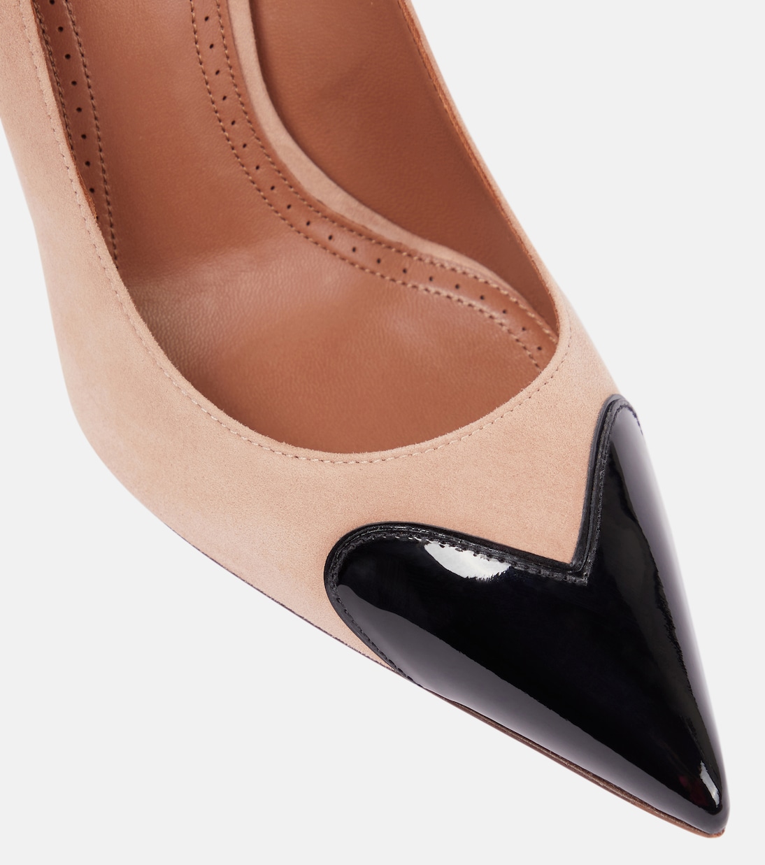 Escarpins Coeur en daim | Alaïa