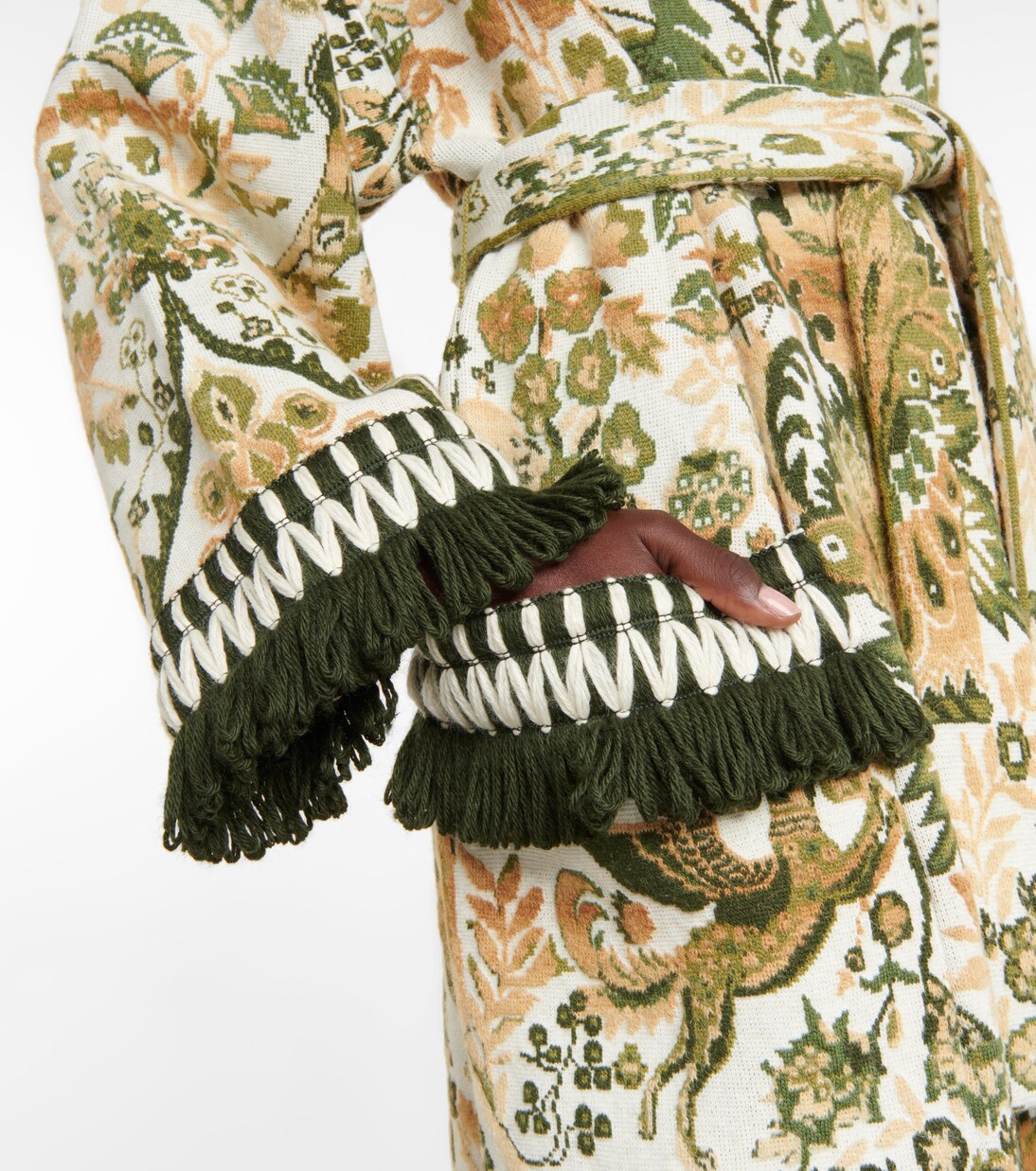 Jacquard wool-blend cardigan | Etro