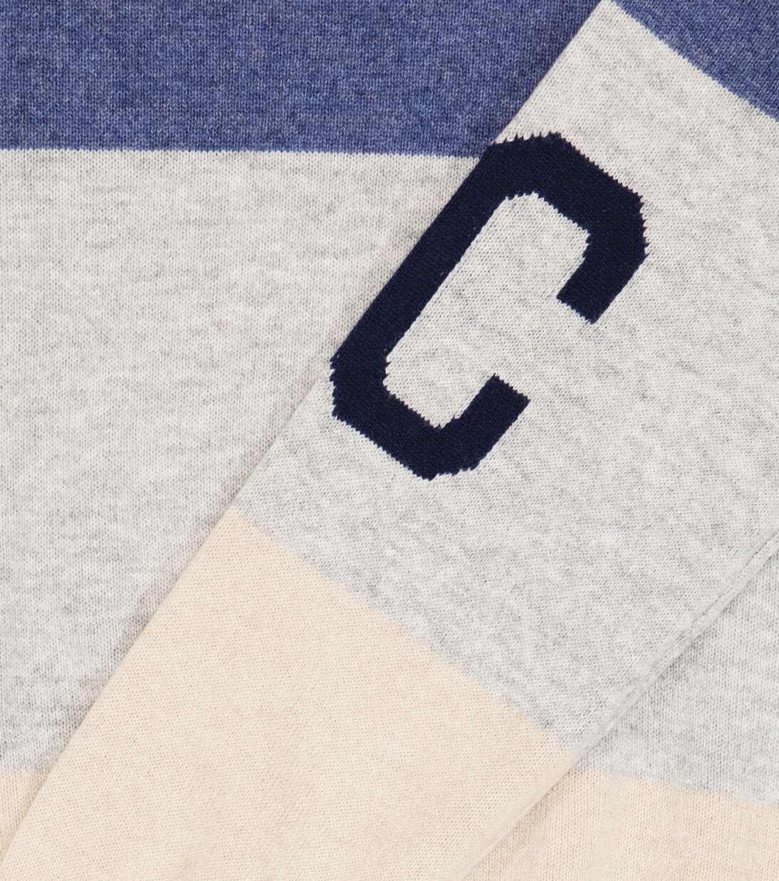 Pullover in cashmere a righe | Brunello Cucinelli Kids