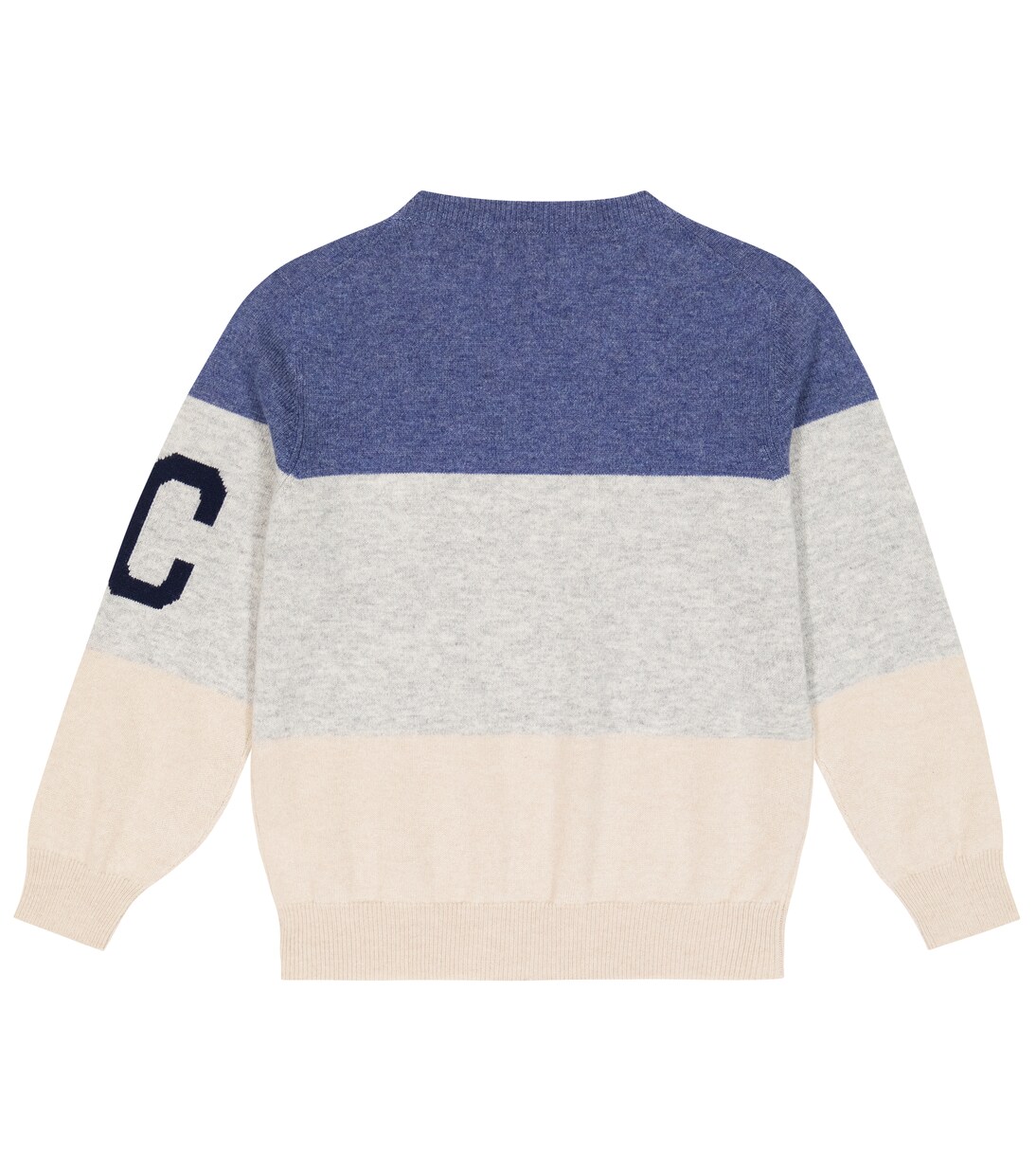 Pullover in cashmere a righe | Brunello Cucinelli Kids