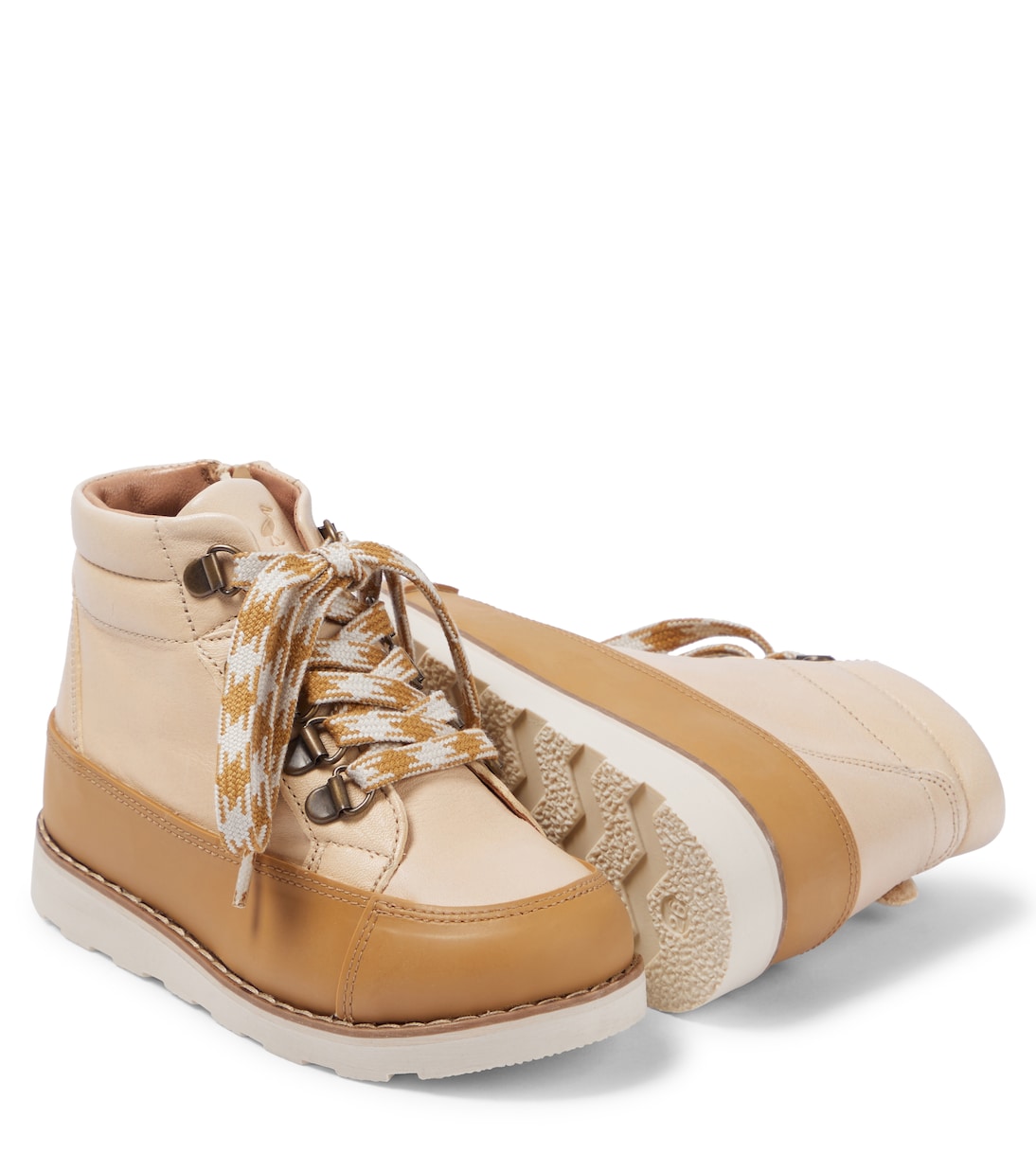 Schnürstiefel aus Leder | Petit Nord