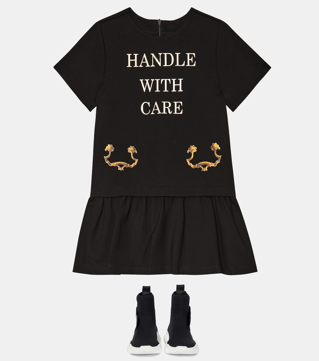 Printed T-shirt dress | Moschino Kids