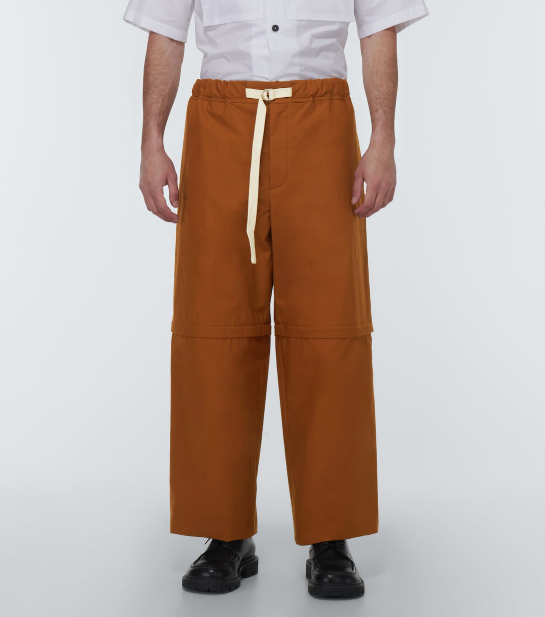 Pantalones anchos de algodón | Jil Sander