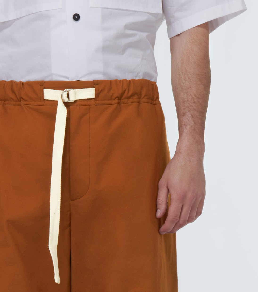 Pantalones anchos de algodón | Jil Sander