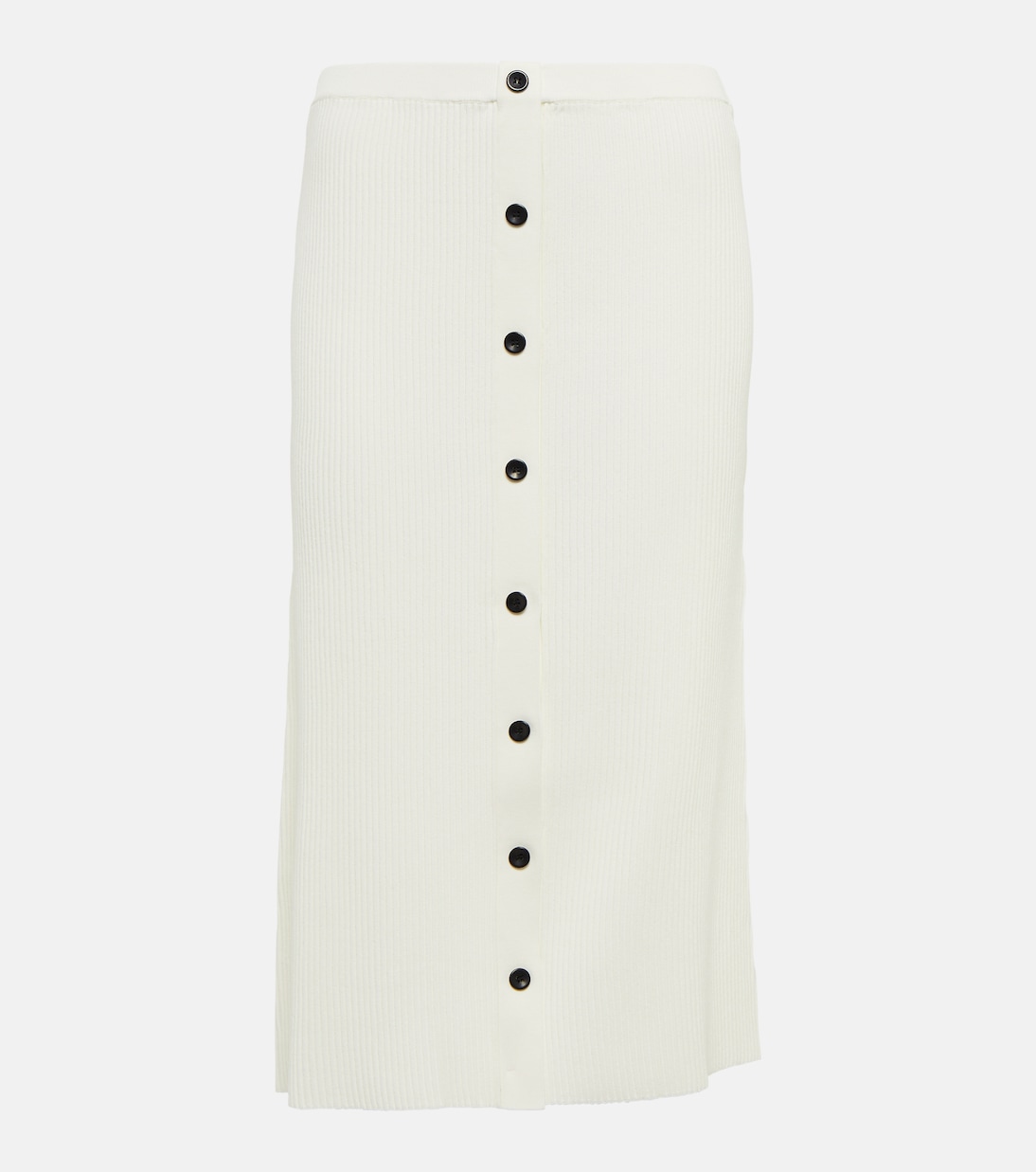 Falda midi de punto de tiro alto | Proenza Schouler