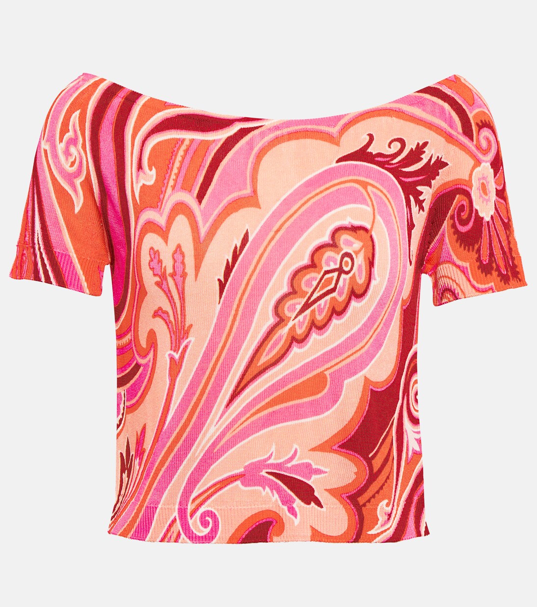 Camiseta de cuello barco estampada | Etro