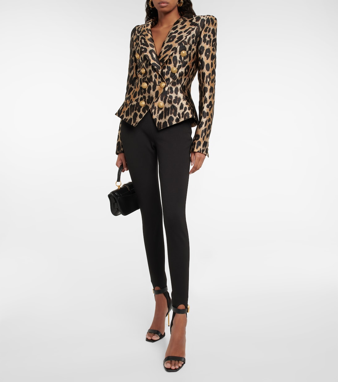 Legging fuseau en coton mélangé | Balmain
