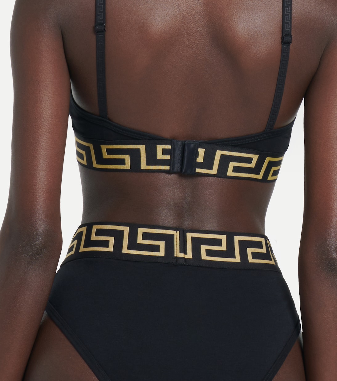 Bralette Greca Border in cotone | Versace