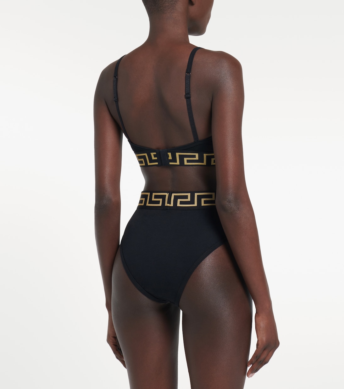 Bralette Greca Border in cotone | Versace