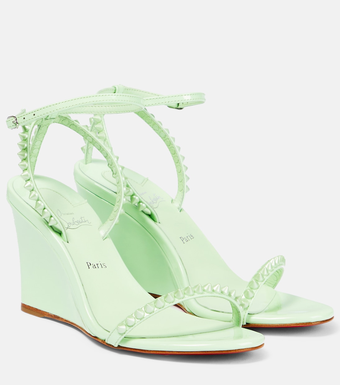 Sandali con zeppa So Me 85 in pelle | Christian Louboutin