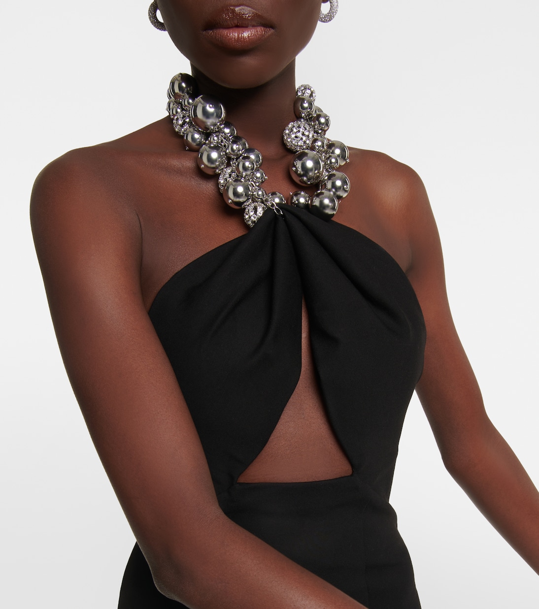 Embellished ponte jersey minidress | Area