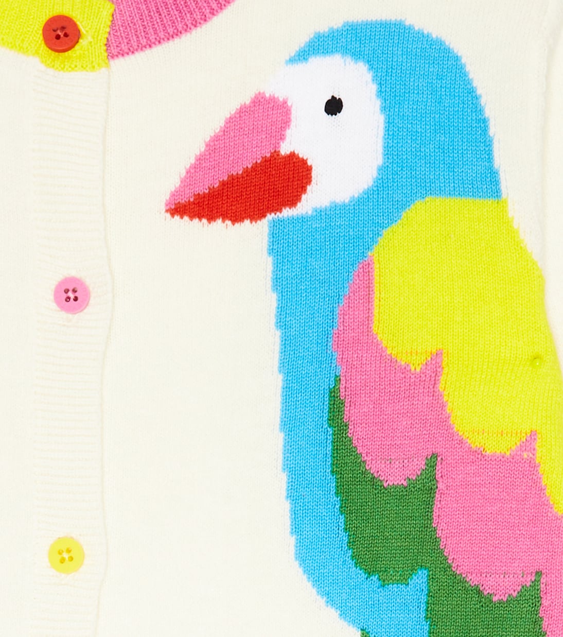 Cárdigan de algodón con flecos | Stella McCartney Kids