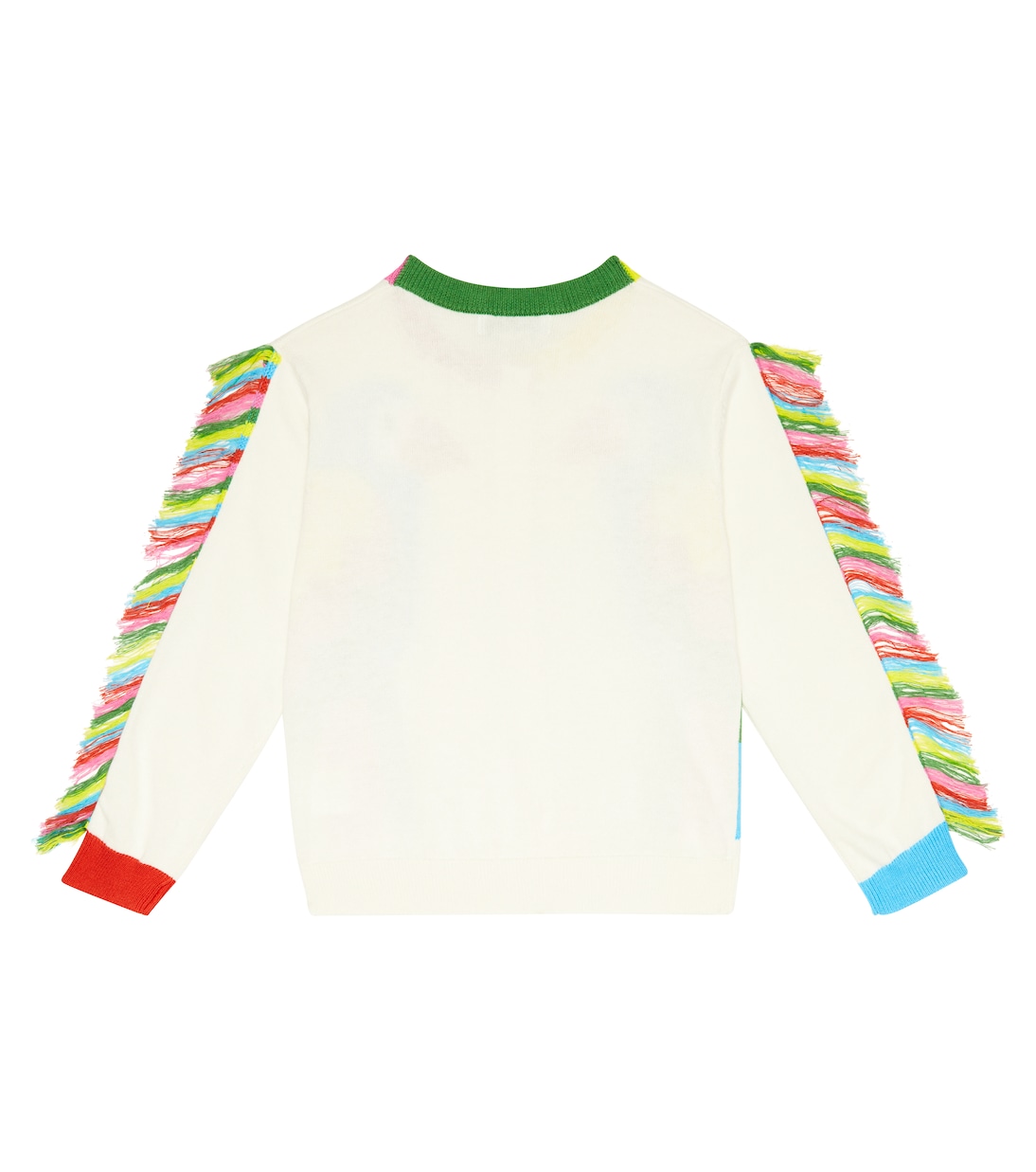 Cárdigan de algodón con flecos | Stella McCartney Kids