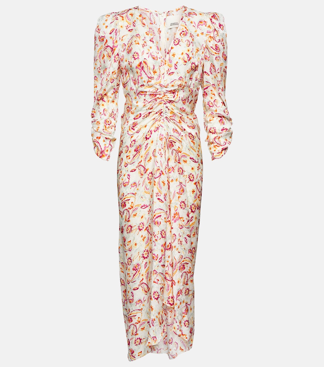 Albini printed silk-blend midi dress | Isabel Marant