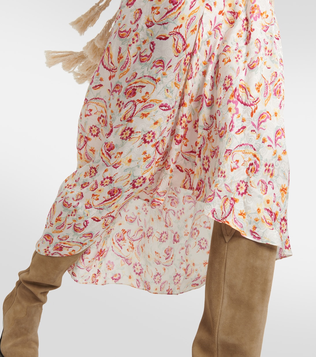 Albini printed silk-blend midi dress | Isabel Marant